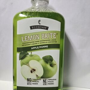 Lemon Brite Apple Scent Dishwashing Liquid - Green